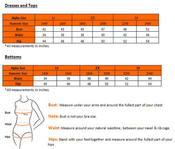 Women size chart